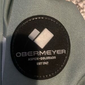 Obermeyer Gray and Green Hooded Jacket